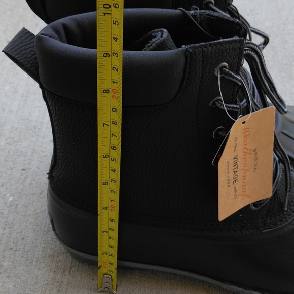 NWT Weatherproof Vintage Men's Size 11M Adam II Black Duck Boots - Picture 13 of 14